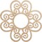 Ekena Millwork Cohen Wood Fretwork Pierced Ceiling Medallion, Alder, 18"OD x 6 1/8"ID x 3/8"T CMWP18X18X0375COAL - alternate 1